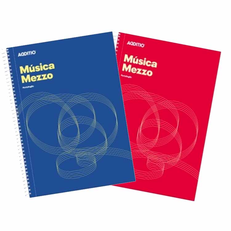 [REF5109] Música Mezzo Cuaderno Pentagramas Additio