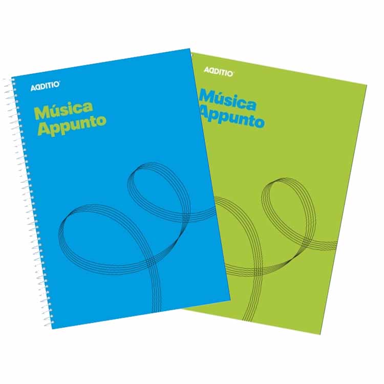 [REF5108] Música Appunto Cuaderno Pentagramas Additio