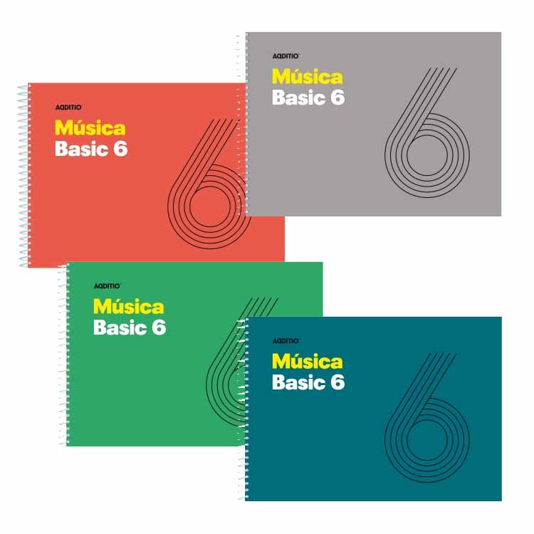 [REF0939] Basic 6 Cuaderno Pentagramas Additio