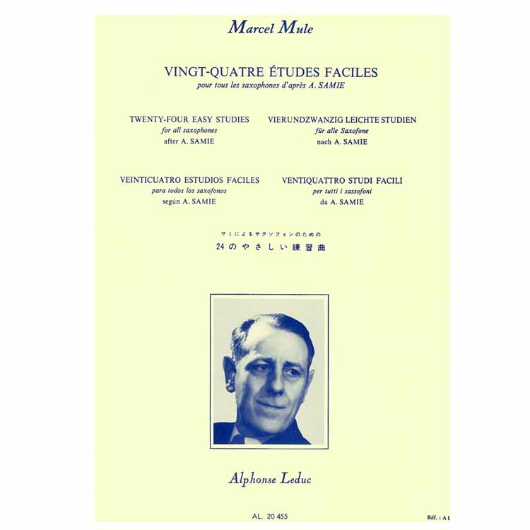 Ving Quatre Etudes Faciles Saxofón Marcel Mule
