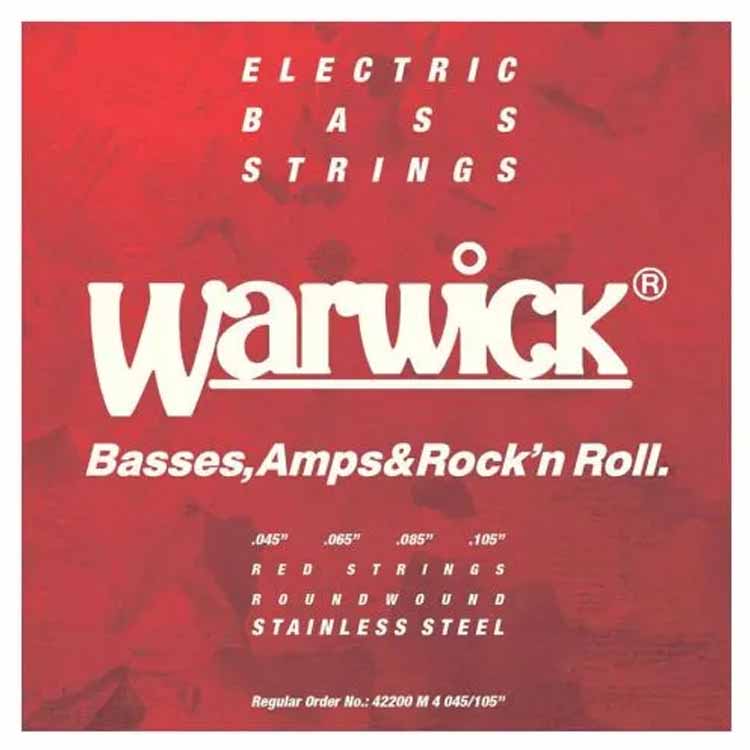 Warwick- Juego 4 Cuerdas Bajo Eléctrico 45/105