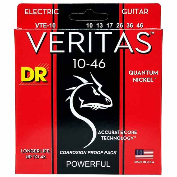 DR Cuerdas Guitarra Eléctrica Veritas 10-46