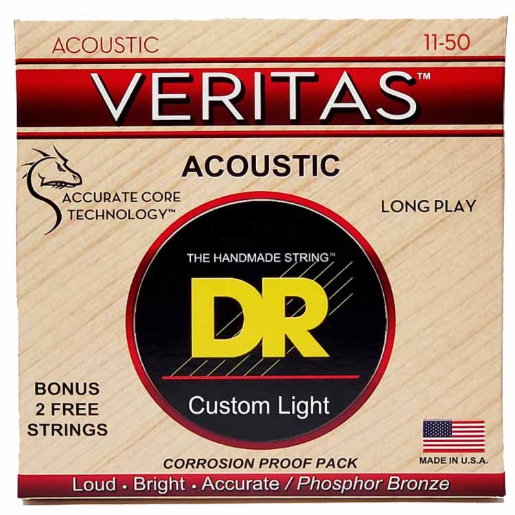 DR Cuerdas Guitarra Acústica Veritas 11-50