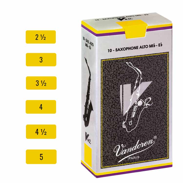 Caja 10 Cañas Saxo Alto V12 Vandoren (2)