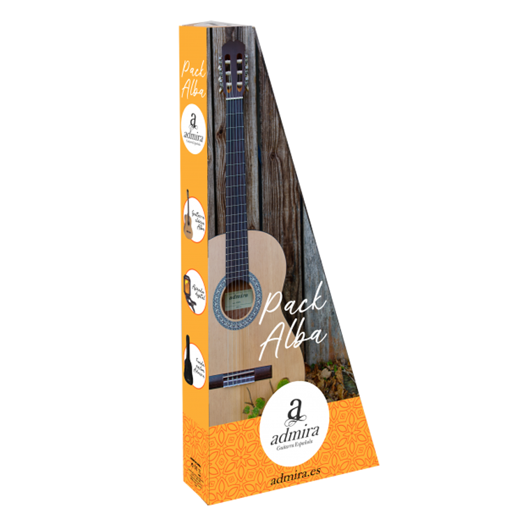 Admira 3/4 - 4/4 Pack Guitarra Alba