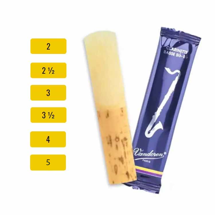 Caña Clarinete Bajo Tradicional Vandoren (1)