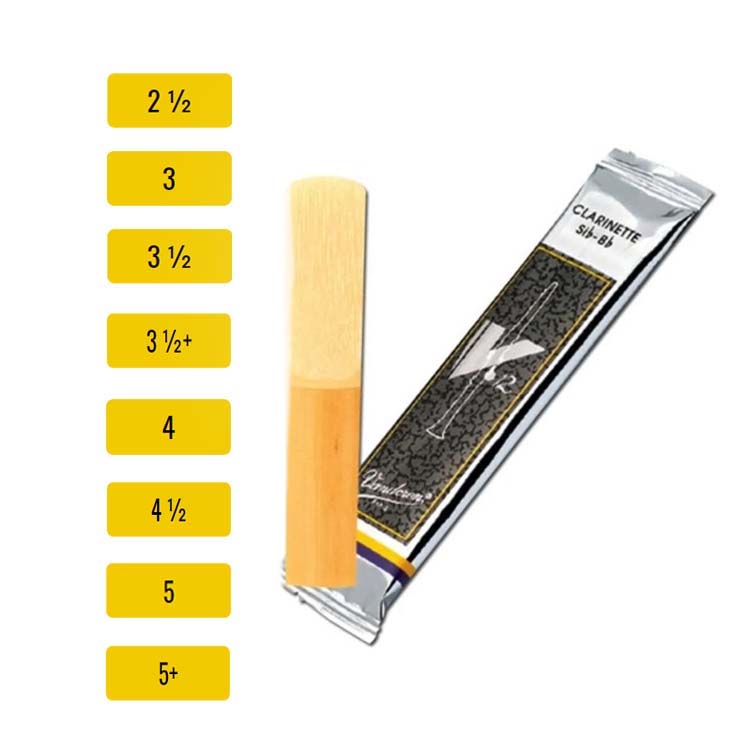 Caña Clarinete Sib V12 Vandoren (2 1/2)