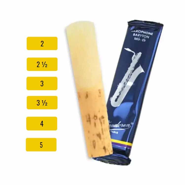 Caña Saxo Barítono Tradicional Vandoren (2)