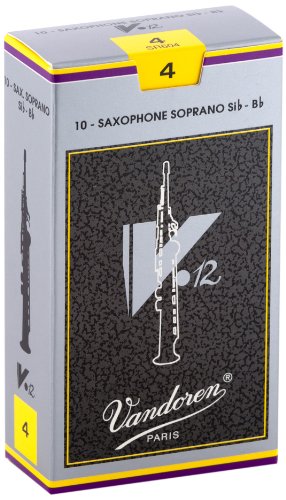 Caja 10 Cañas Saxo soprano Sib V12 Vandoren 