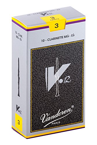 Caja 10 Cañas Clarinete Mib (Requinto) V12 Vandoren   (2,5)