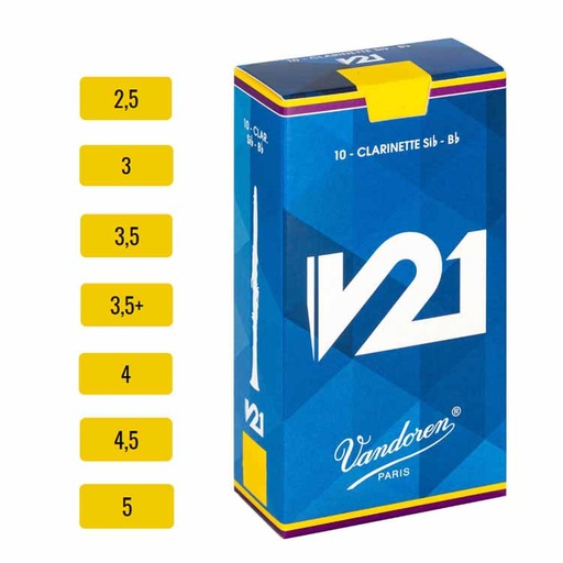 Caja 10 Cañas clarinete Sib V21 Vandoren