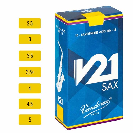 Caja 10 Cañas Saxo Alto V21 Vandoren