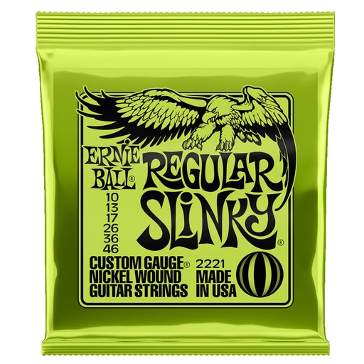 [749699122210] Ernie Ball Regular Slinky 10-46