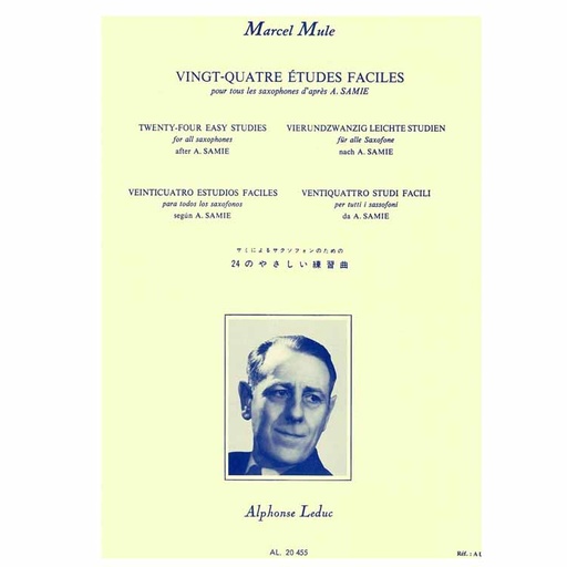 [9790046204555] Ving Quatre Etudes Faciles Saxofón Marcel Mule