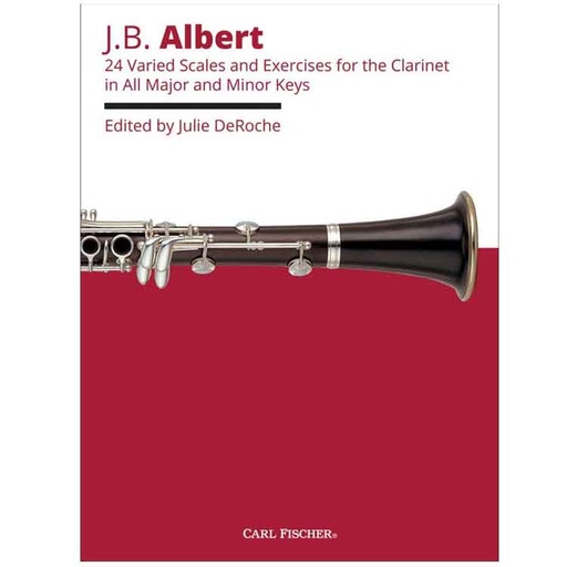 [9781491153857] 24 Escalas variadas Clarinete J.B Albert