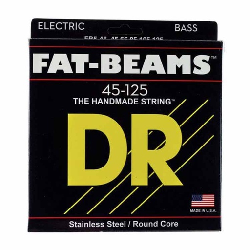 [600781006125] DR - Juego 5 Cuerdas Bajo Eléctrico Fat Beams 45-125