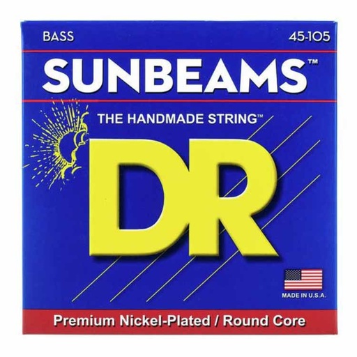 [600781000338] DR - Juego 4 Cuerdas Bajo Eléctrico Sunbeams 45-105