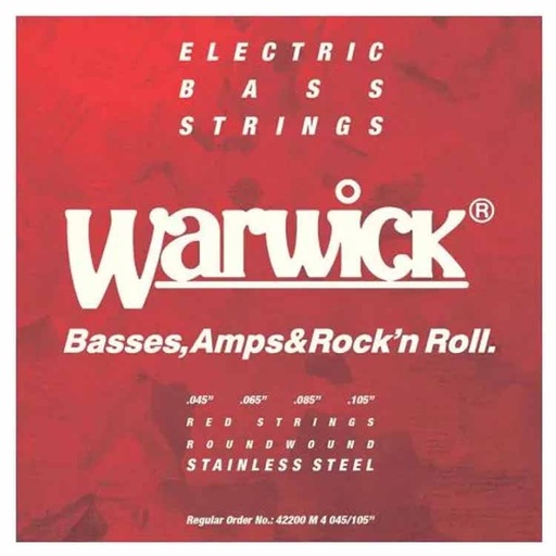 [4033685000894] Warwick- Juego 4 Cuerdas Bajo Eléctrico 45/105