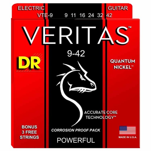 [600781006569] DR Cuerdas Guitarra Eléctrica Veritas 9-42