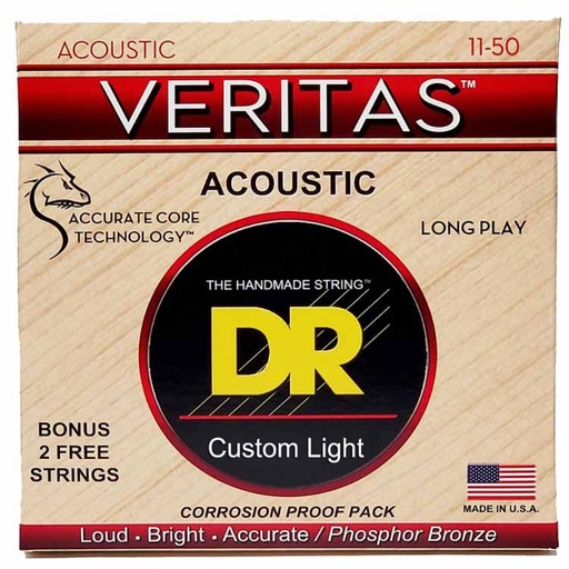 [600781006446] DR Cuerdas Guitarra Acústica Veritas 11-50